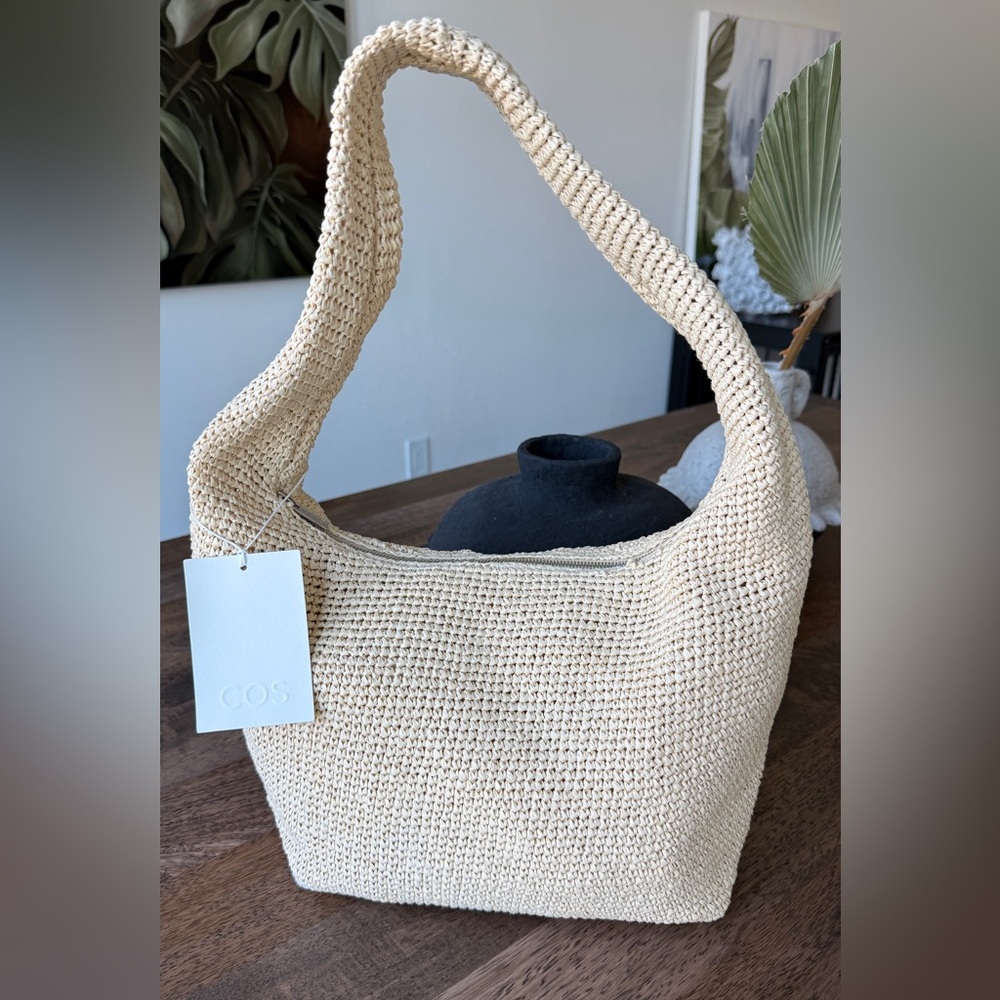 COS Crochet Raffia  Boho Bag